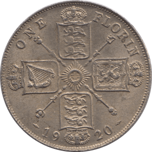 1920 FLORIN ( EF ) - FLORIN - Cambridgeshire Coins