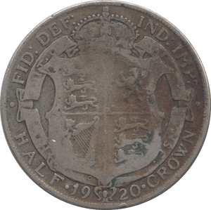 1920 HALFCROWN ( NF ) - HALFCROWN - Cambridgeshire Coins