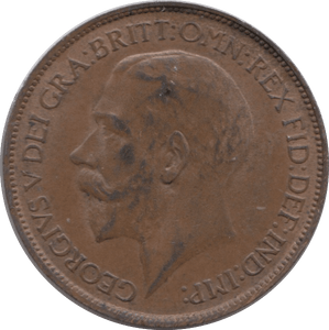 1921 HALFPENNY ( AUNC ) 2 - Halfpenny - Cambridgeshire Coins