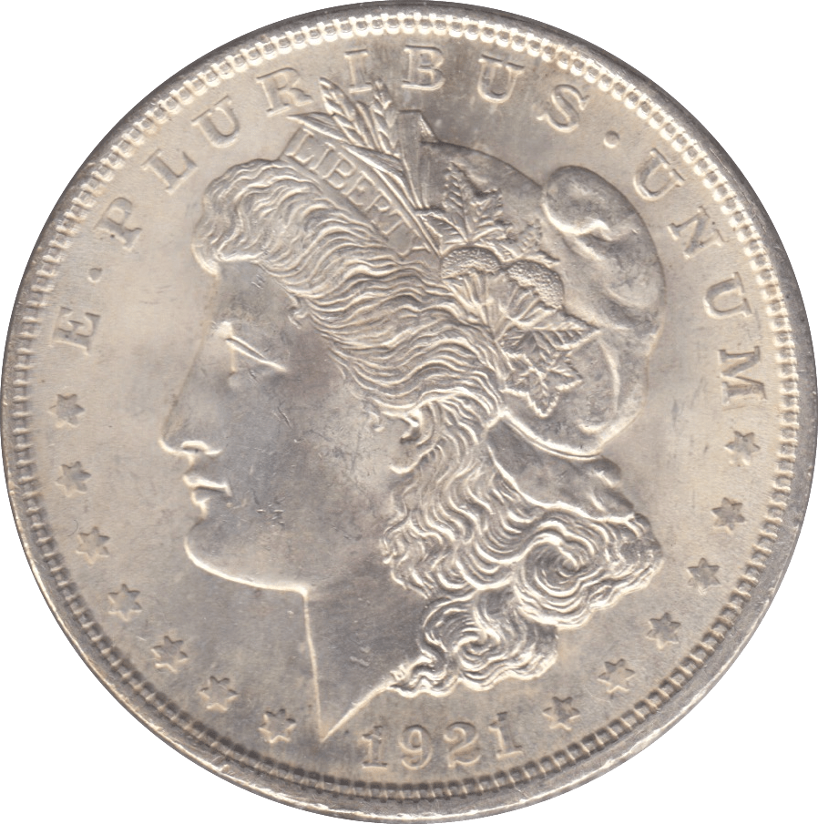 1921 USA SILVER MORGAN DOLLAR PHILADELPHIA MINT SILVER WORLD COINS ...