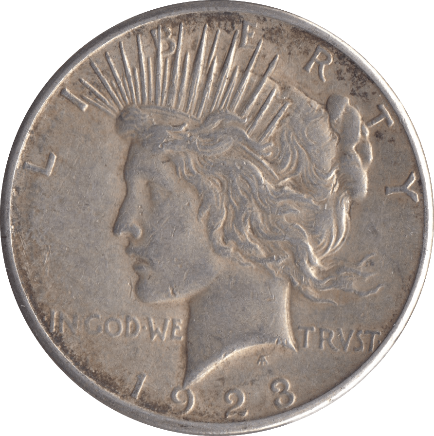 1923 SILVER PEACE DOLLAR USA SAN FRANSISCO MINT - SILVER WORLD COINS - Cambridgeshire Coins