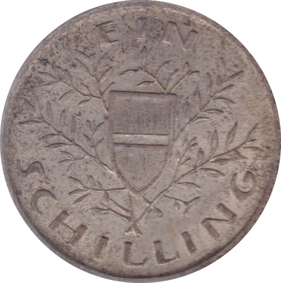 1925 AUSTRIA SILVER SCHILLING - SILVER WORLD COINS - Cambridgeshire Coins