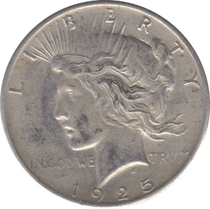 1925 SILVER DOLLAR USA - SILVER WORLD COINS - Cambridgeshire Coins