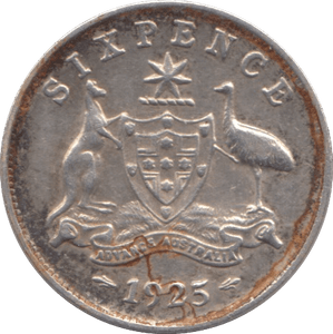 1926 AUSTRALIA SILVER SIXPENCE - SILVER WORLD COINS - Cambridgeshire Coins