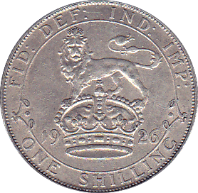 1926 SHILLING ( EF ) C - Shilling - Cambridgeshire Coins