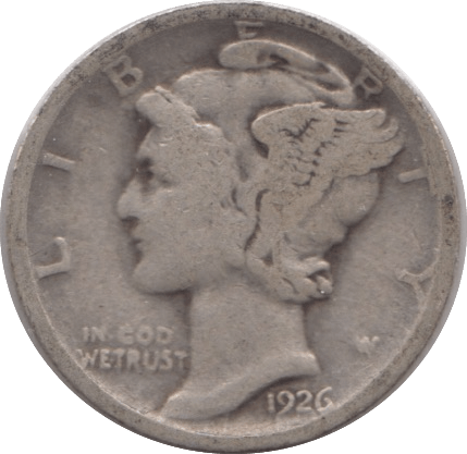 1926 USA SILVER DIME DENVER MINT - SILVER WORLD COINS - Cambridgeshire Coins