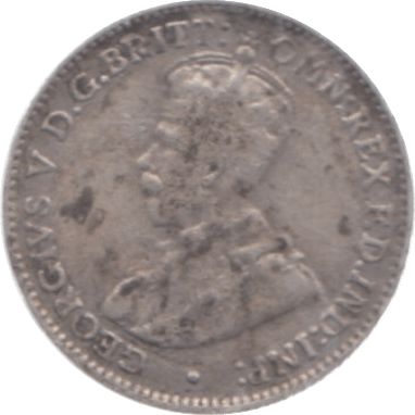 1927 AUSTRALIA SILVER THREEPENCE - SILVER WORLD COINS - Cambridgeshire Coins
