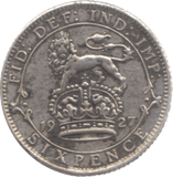 1927 SIXPENCE ( GF ) 2 - Sixpence - Cambridgeshire Coins