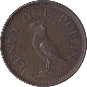 1929 PUFFIN LUNDY PENNY - WORLD COINS - Cambridgeshire Coins