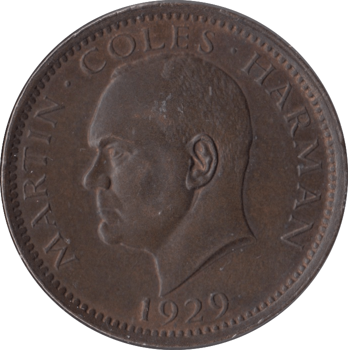 1929 PUFFIN LUNDY PENNY - WORLD COINS - Cambridgeshire Coins