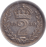 1930 MAUNDY TWOPENCE ( EF ) - Maundy Coins - Cambridgeshire Coins