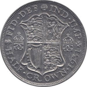 1931 HALFCROWN ( EF ) 1 - Halfcrown - Cambridgeshire Coins