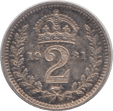 1931 MAUNDY TWOPENCE ( AUNC ) - Maundy Coins - Cambridgeshire Coins