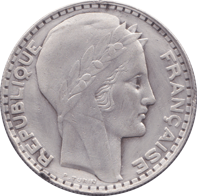 1933 SILVER 20 FRANCS - SILVER WORLD COINS - Cambridgeshire Coins