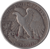 1934 SILVER HALF DOLLAR USA ( SAN FRANCISCO MINT ) - SILVER WORLD COINS - Cambridgeshire Coins
