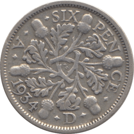 1934 SIXPENCE ( FINE ) - Sixpence - Cambridgeshire Coins