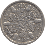 1934 SIXPENCE ( FINE ) - Sixpence - Cambridgeshire Coins