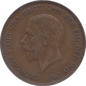 1935 PENNY ( AUNC ) 2 - Penny - Cambridgeshire Coins