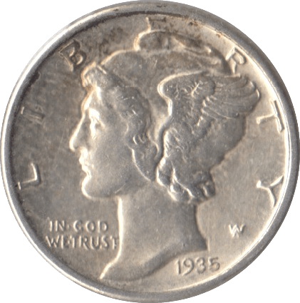 One fashion dime 1935