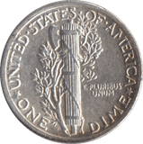 1936 SILVER ONE DIME USA - SILVER WORLD COINS - Cambridgeshire Coins