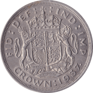 1937 CROWN ( EF ) - Crown - Cambridgeshire Coins