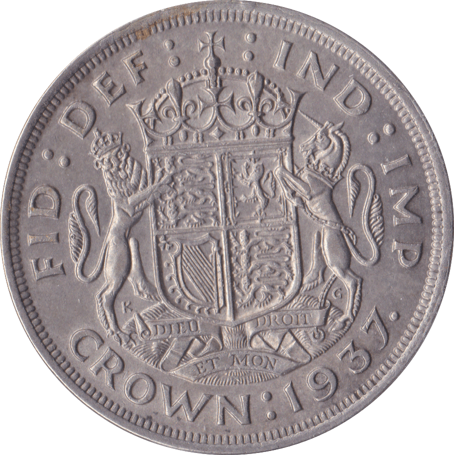 1937 CROWN ( EF ) - Crown - Cambridgeshire Coins