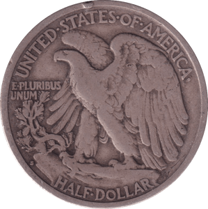 1937 SILVER HALF DOLLAR USA - SILVER WORLD COINS - Cambridgeshire Coins