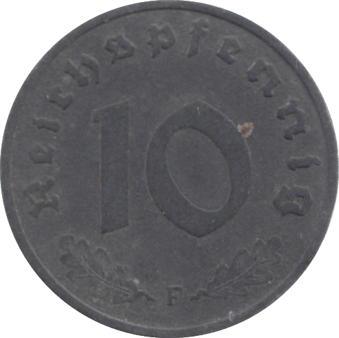 1942 GERMANY 10 PFENNIG - WORLD COINS - Cambridgeshire Coins