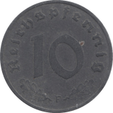 1942 GERMANY 10 PFENNIG - WORLD COINS - Cambridgeshire Coins