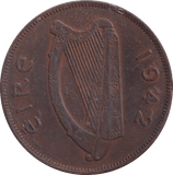 1942 PENNY IRELAND - WORLD COINS - Cambridgeshire Coins