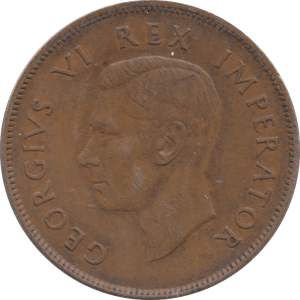 1942 PENNY SOUTH AFRICA - WORLD COINS - Cambridgeshire Coins