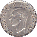 1942 SHILLING ENGLISH ( EF ) - Shilling - Cambridgeshire Coins