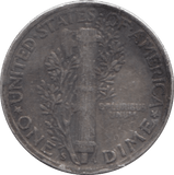 1942 SILVER 1 DIME USA - SILVER WORLD COINS - Cambridgeshire Coins