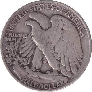1942 SILVER HALF DOLLAR USA - SILVER WORLD COINS - Cambridgeshire Coins