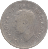 1942 SOUTH AFRICA SILVER THREEPENCE - SILVER WORLD COINS - Cambridgeshire Coins