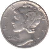 1942 USA SILVER DIME 10 CENTS - SILVER WORLD COINS - Cambridgeshire Coins