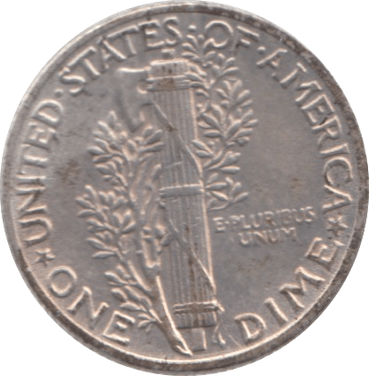 1943 USA SILVER DIME 10 CENTS - SILVER WORLD COINS - Cambridgeshire Coins