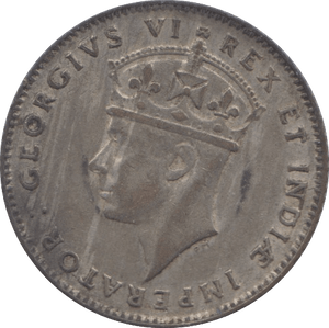 1944 SILVER 50 CENTS EAST AFRICA - SILVER WORLD COINS - Cambridgeshire Coins