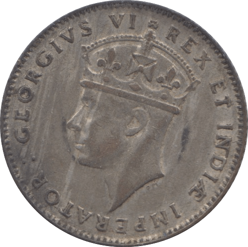1944 SILVER 50 CENTS EAST AFRICA - SILVER WORLD COINS - Cambridgeshire Coins
