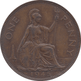 1945 PENNY ( AUNC ) - Penny - Cambridgeshire Coins