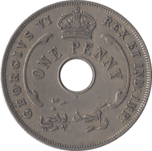 1946 BRITISH WEST AFRICA PENNY - WORLD COINS - Cambridgeshire Coins