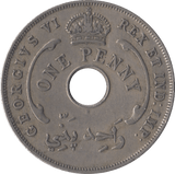 1946 BRITISH WEST AFRICA PENNY - WORLD COINS - Cambridgeshire Coins