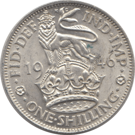 1946 ENGLISH ONE SHILLING ( AUNC ) 3 - Shilling - Cambridgeshire Coins