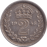 1946 MAUNDY TWOPENCE ( AUNC ) - MAUNDY TWOPENCE - Cambridgeshire Coins