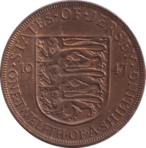 1947 STATES OF JERSEY - WORLD COINS - Cambridgeshire Coins