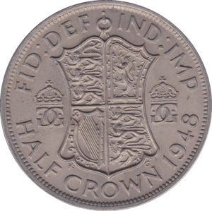 1948 HALFCROWN ( GVF ) - Halfcrown - Cambridgeshire Coins