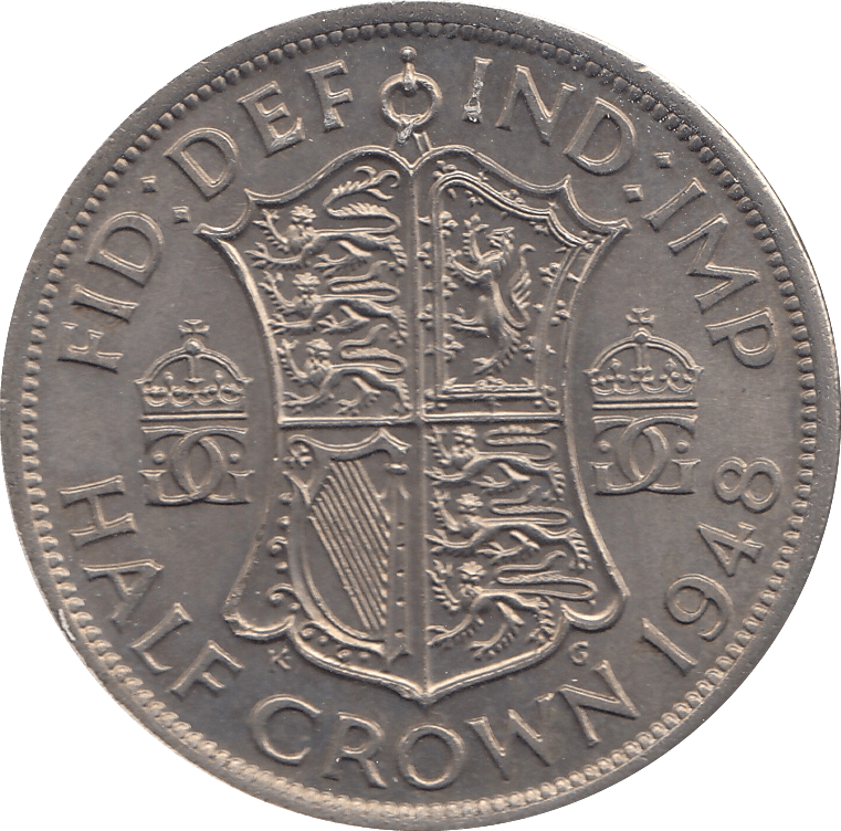 1948 HALFCROWN ( UNC ) B - Halfcrown - Cambridgeshire Coins