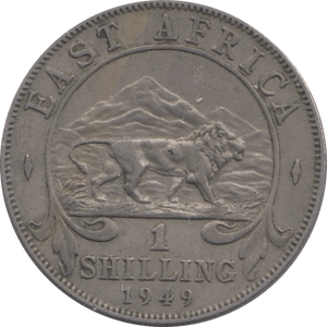 1949 EAST AFRICA ONE SHILLING - WORLD COINS - Cambridgeshire Coins