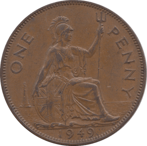 1949 PENNY ( AUNC ) 2 - PENNY - Cambridgeshire Coins