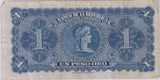 1953 COLUMBIA ONE PESO BANKNOTE REF 1453 - World Banknotes - Cambridgeshire Coins